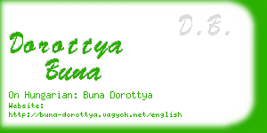 dorottya buna business card